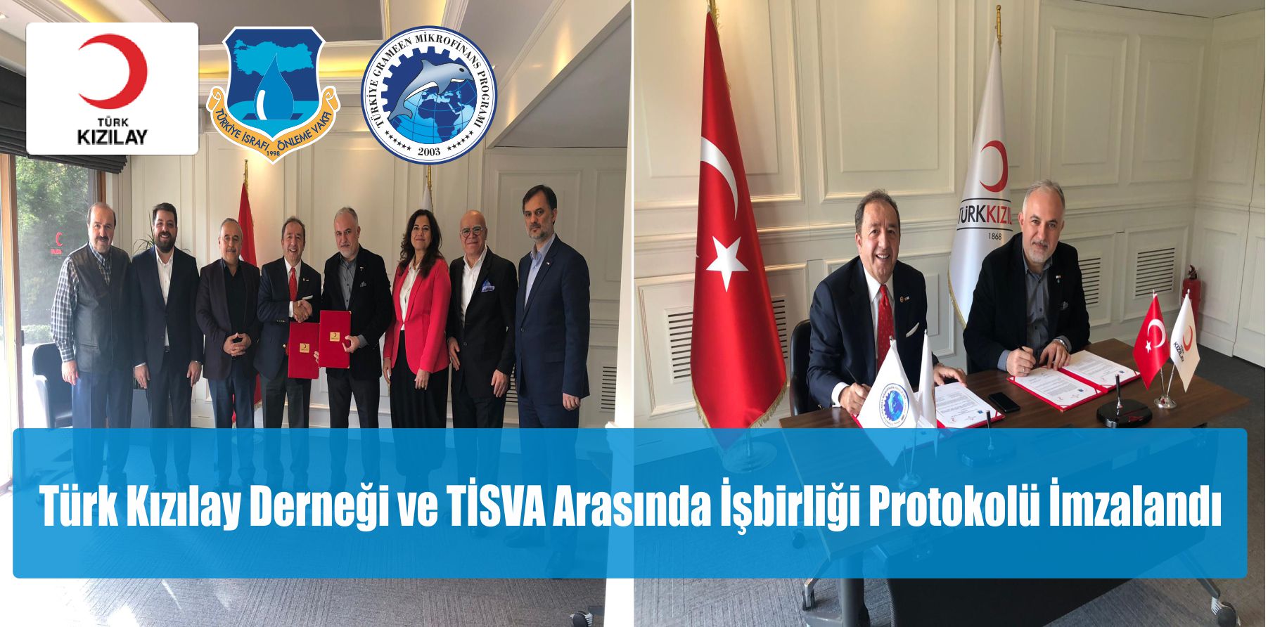 Türk Kızılay Derneği ve TİSVA Arasında İşbirliği Protokolü İmzalandı.